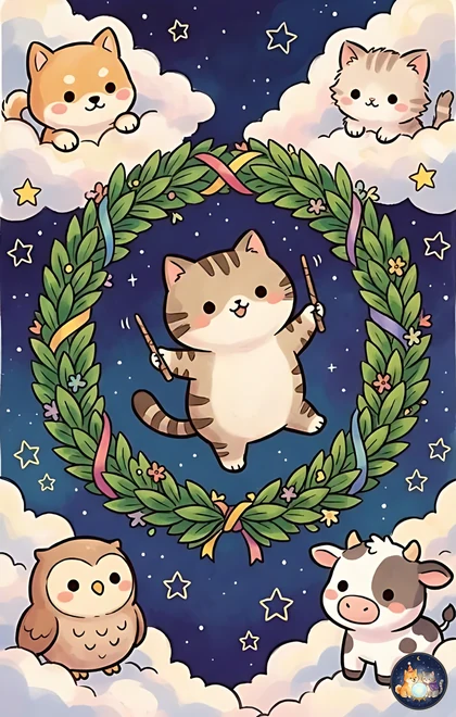 세계 카드 (AI로 생성한 일러스트)