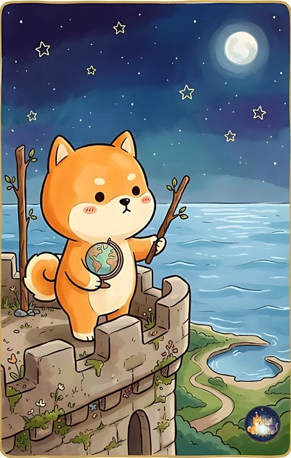 완드 2 카드 (AI로 생성한 일러스트)